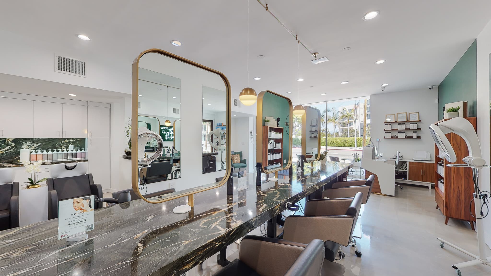 The One Beauty salon interior